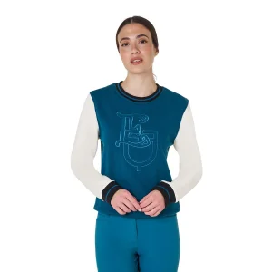 Felpa girocollo donna Equestro EQ