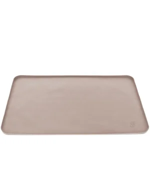 FerriBieLLA Tappetino Ciotole 42x30x1 Tortora