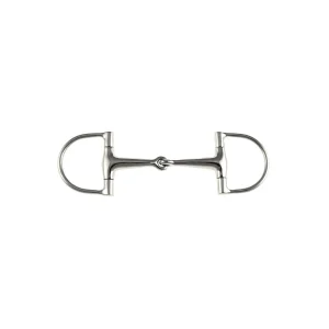 Filetto a D snodato con cannone pieno 14 mm - Umbria Equitazione