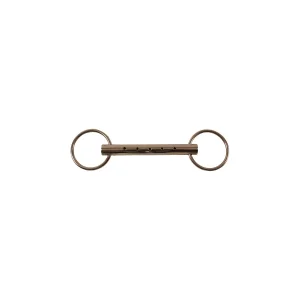 Filetto intero inox a respiro Umbria Equitazione (anelli 65 mm)