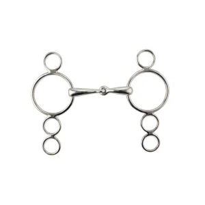 Filetto Pessoa Pony 2 chiamate in acciaio inox - Umbria Equitazione