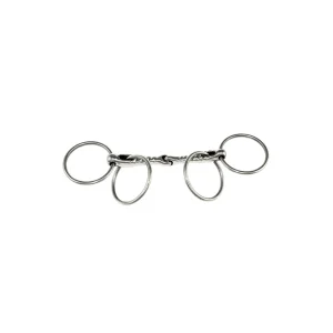 Filetto Scourier Twisted Doppio Anello - Umbria Equitazione