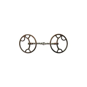 Filetto Western Gonzales con Imboccatura Torciglione - Metalab - 12,5 cm