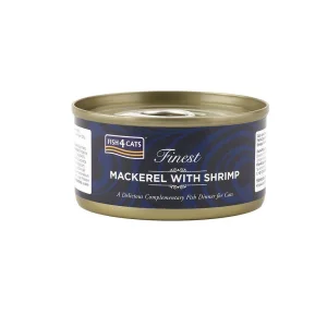 Fish4Cats Finest Filetti Sgombro/Gamberetti 70g