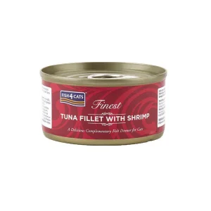 FISH4CATS Finest Filetti Tonno/Gamberetti 70g