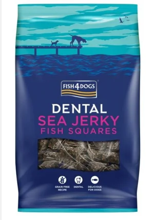 Fish4Dogs Dental Quadratini Pesce Essiccato 575g