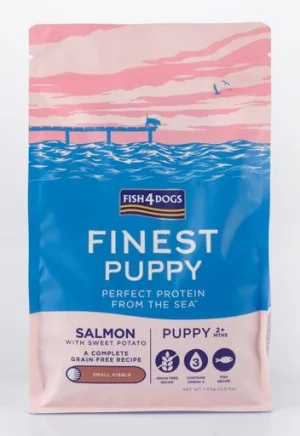 Fish4Dogs Finest Puppy Salmone/Patate (Small Kibble) kg 1,5
