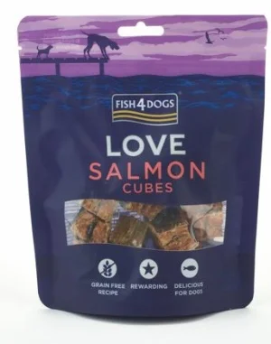 Fish4Dogs Love Cubetti Salmone 85g