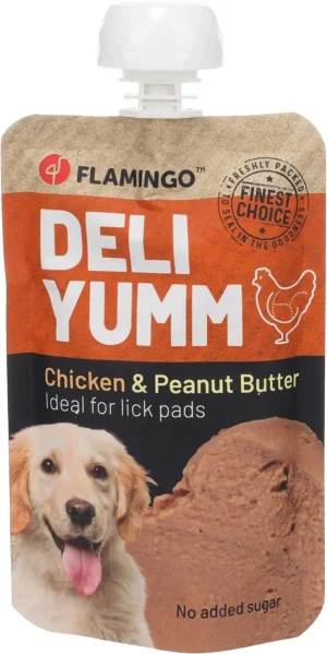Flamingo Deli Yumm Pasta Pollo e Burro d'Arachidi 90 g