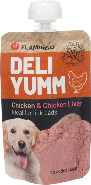 Flamingo Deli Yumm Paste Pollo e Fegato 90 g