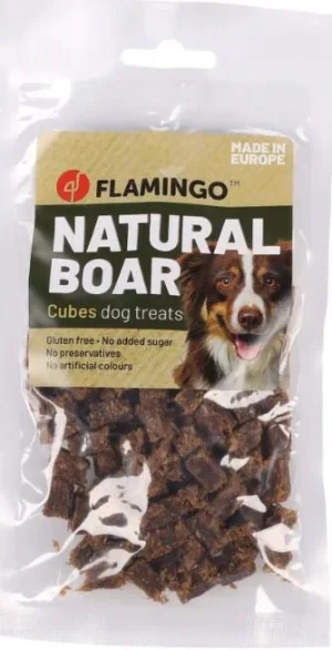 Flamingo Nature Snack Cinghiale a Cubi 80 g
