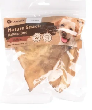 Flamingo Nature Snack Orecchie di bufalo 5 pz