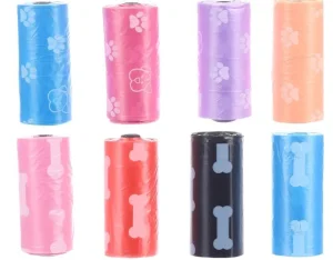 Flamingo Sacchetti per deiezioni Basic Bones & Paws 1 rotolo