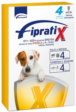 Formenti Fipratix/Fiprotix Spot-On Cani T S - 4 Pipette