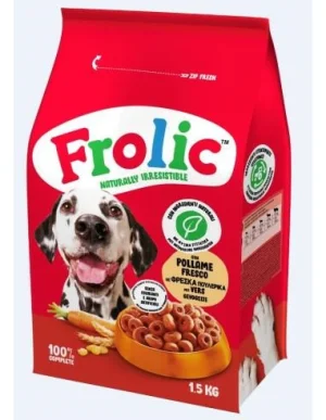 Frolic Carni Bianche, Verdure e Riso - Snack per Cani 1,5 kg