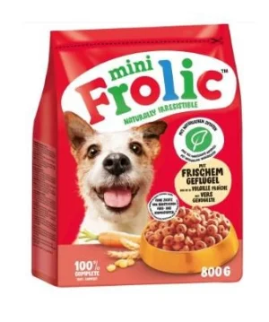 Frolic Mini Pollo, Verdure e Cereali 800 g - Snack per Cani