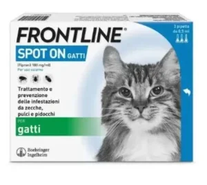 Frontline Spot-On per Gatto - 3 Pipette