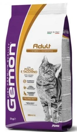 Gemon Cat Complete Pollo e Tacchino 2 kg - Crocchette per Gatti