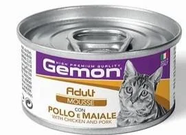 Gemon Mousse per Gatti Pollo e Maiale 85 g