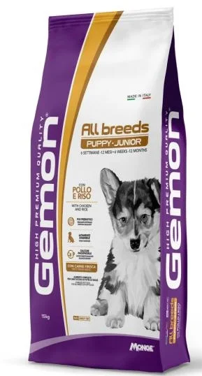 Gemon Puppy Pollo e Riso 15 kg