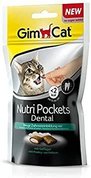 GimCat Nutri Pockets Dental con Pollame 60 g