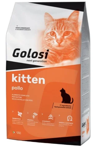 GOLOSI Cat Kitten 1,5 kg - Alimento Secco per Gatti
