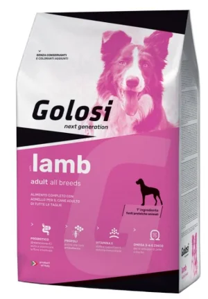GOLOSI Dog Agnello - Mangime Secco 12 kg