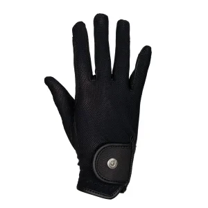 Guanti unisex Equestro in tessuto tecnico e mesh