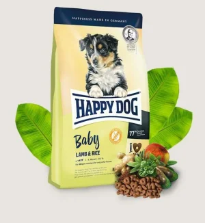 Happy Dog Puppy Sensible Agnello/Riso 4 kg