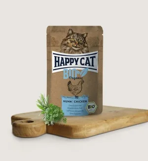 Happycat Bio Buste Pollo per Gatto 12 x 85 g