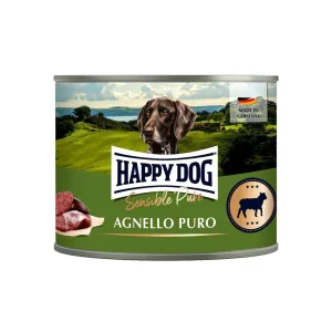 HappyDog Alimento umido per cani Agnello 200 g