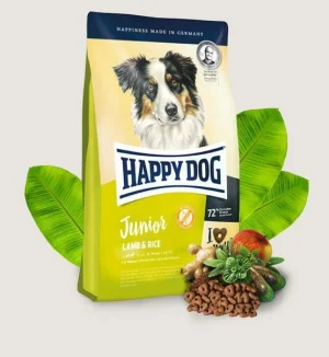 HAPPYDOG Junior Sensible Agnello e Riso 4 kg