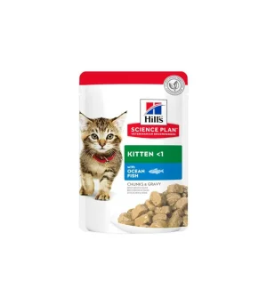 Hill's Kitten Buste Pesce Oceano 12 x 85 g