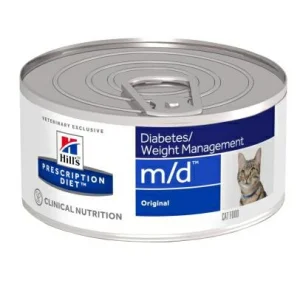 Hill's m/d per Gatto 156 g – Mangime dietetico