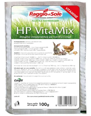 HP VitaMix Integratore Vitamine Avicoli e Conigli 100 g