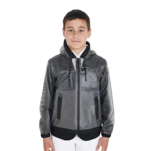 Impermeabile bambini Equestro trasparente con cappuccio