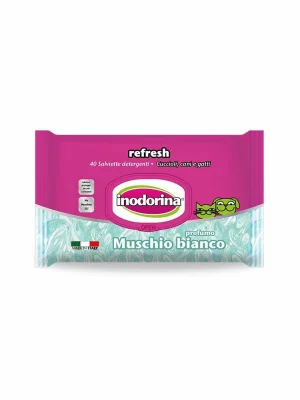 Inodorina Salviette Muschio per Cani - 40 pz