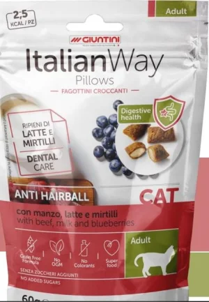 Italian Way Cat Pillow AntiHairball Giuntini 60g