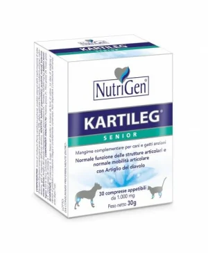 KARTILEG SENIOR 30 Tavolette 1g - Nutrigen Gainte