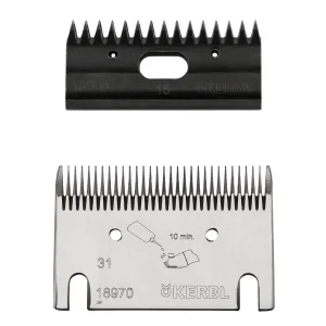 Kerbl Lama compatibile per tosatrice 15/31 - lametta inferiore 31