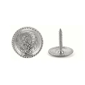 Lakota Borchia per sella Western con vite - Silver