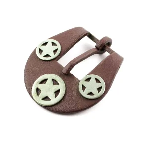 Lakota Fibbia Testiera Western Stars - Metallo Brunito