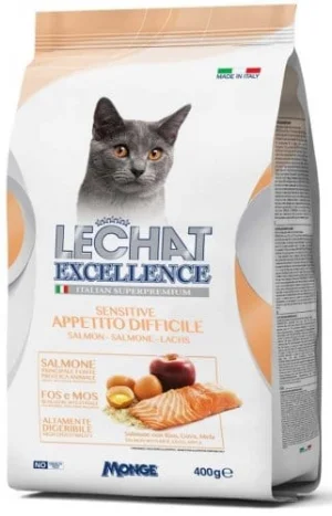 LeChat Crocchette gatto appetito difficile Salmone 400 g