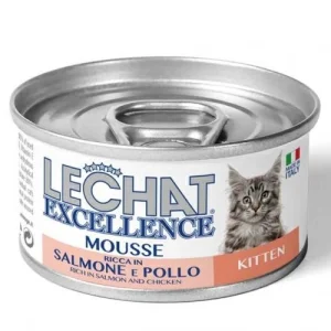 LeChat Kitten Mousse Salmone e Pollo 85 g