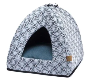 Leo Piramide Cleo Geometrico Turchese 40x40x40 - Leopet