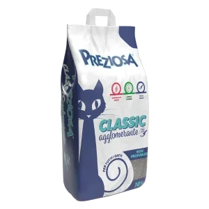 Lettiera agglomerante classica - 10 kg - Preziosa