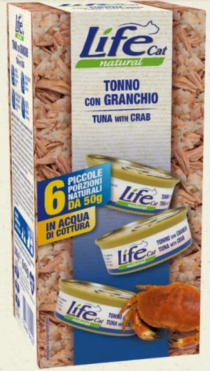 Lifecat Multipack 6 x 50g Tonno/Granchio - Lifepet