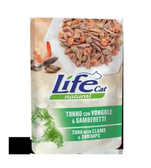 Lifepet Lifecat Buste 30 x 70 g Tonno/Vongole/Gamberetti