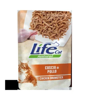 Lifepet Lifecat Buste Coscia di Pollo 30 x 70 g