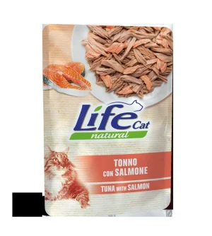 Lifepet Lifecat Buste Tonno/Salomone per Gatto 30 x 70 g